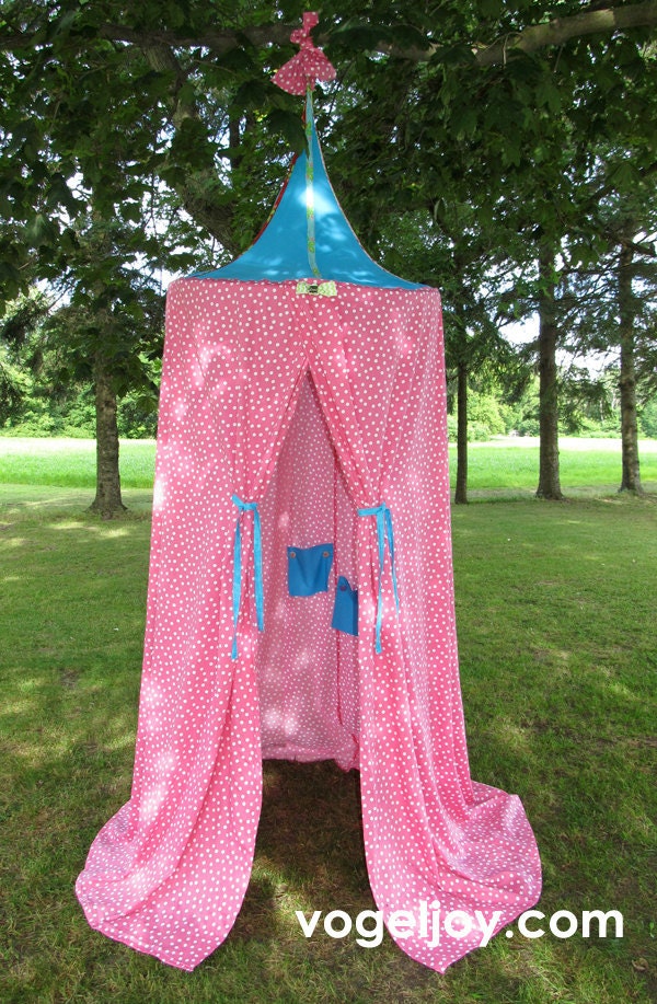 Canopy Play Tent - Pattern - Playhouse - Princess Tent - 21 page - pdf - ebook