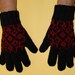 Handmade knitted GLOVES 100% pure wool FOR MEN