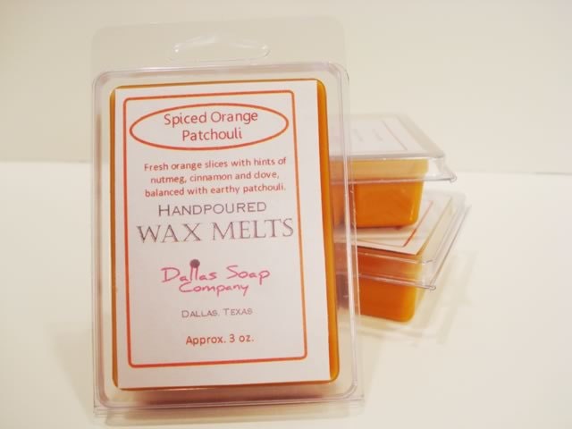 Spiced Orange Patchouli Wax Melts Breakaway Clamshell