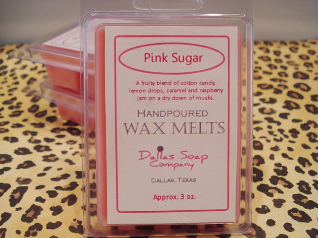 Pink Sugar Wax Melts Breakaway Clamshell