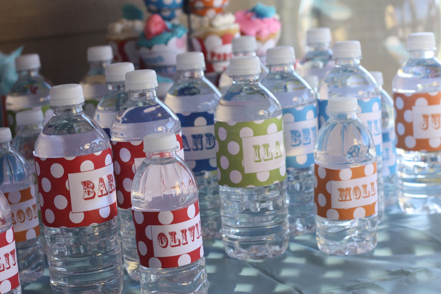 Carnival Water Bottle Labels Circus Water Bottle Labels Carnival Birthday Circus Birthday Carnival Party (digital File) DIY Printable Il_170x135