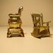 Rocking Chair and Stove Salt and Pepper Shakers