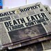 Daily Prophet Newspapers in dollhouse miniature (1/12 scale)
