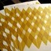 Yellow Pattern Postcard