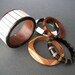 Vintage Bangle Stack . Horn Bone Brass Wood . Collection .