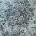 Blue and White Floral Print Quilt
