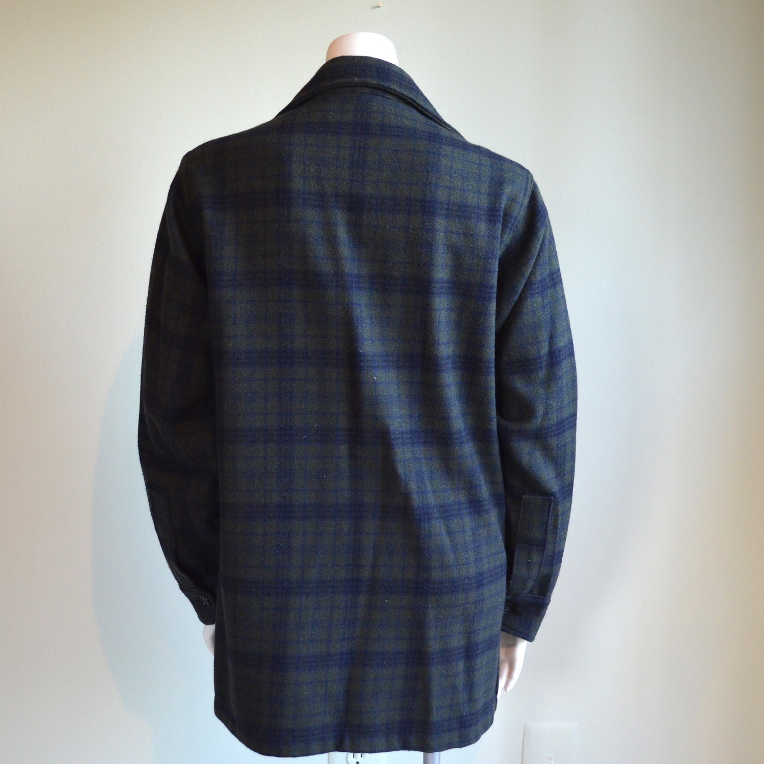 Woolrich Woolen Mills Upland Style Hunting Jacket // Mint // Blackwatch Plaid Jacket //CLEARANCE