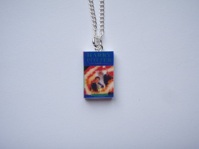 UK Harry Potter Saga Miniature Book Pendant Necklace - HP and the Half-Blood Prince