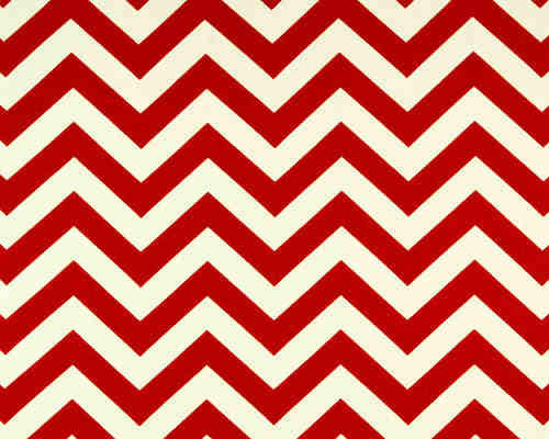 Custom Rod Pocket Curtains-Pair-Zig Zag Lipstick, Natural