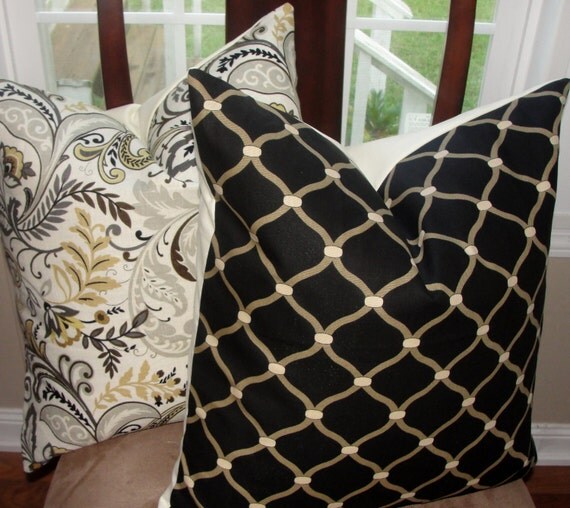 Coordinating Designer Decorative Throw Pillow by LettsSewSomething