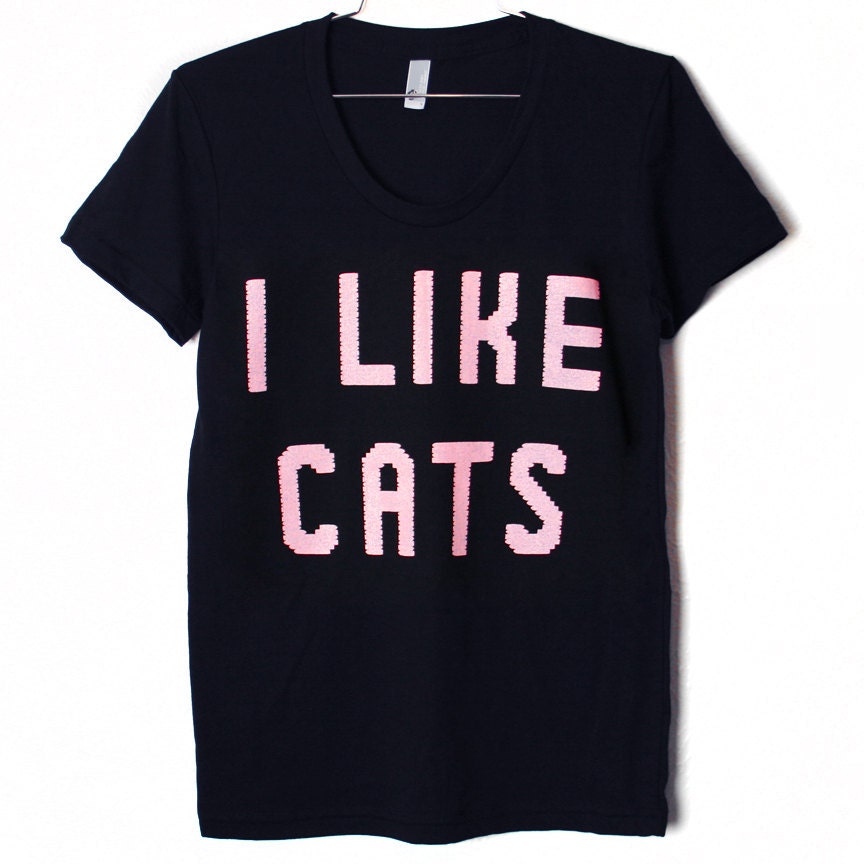 I Like Cats T-Shirt (Select Size)