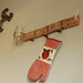 Rescued Pallet Wood - Wall Hanging - Storage for Kitchen Utensils -Flower Vase - Salvaged Mason Jar - Spoon Hooks