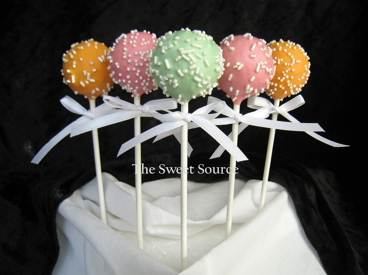 Birthday Cake Lollipops