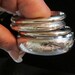 Vintage Lot of 4 Sterling Silver Ornate Bangle Bracelet