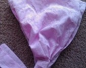 Cool Pink Floral Fan Fold Headcovering