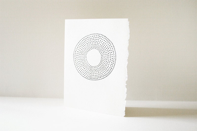 hand drawn card & envelope ///