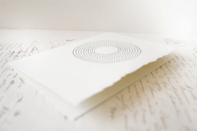hand drawn card & envelope ///