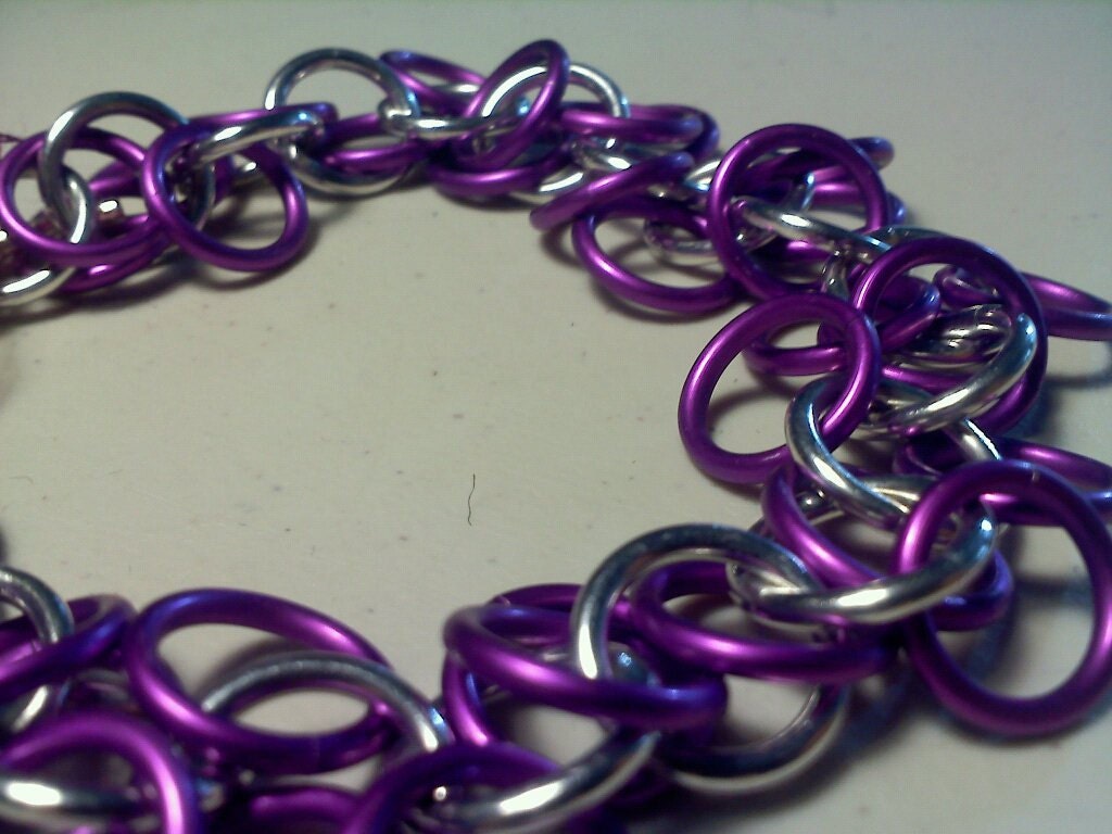 Handmade Chainmail Shaggy Loops Bracelet