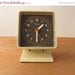 30% OFF New Years SALE Vintage Staiger Clock Mid Century Modern Cube