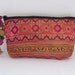COSMETIC Pouch Plastic Lining Hill Tribe HMONG Vintage Fabric Hippie Bag Fair Trade Thailand (BG285.700)