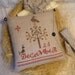 PRIMITIVE CHRISTMAS Pillow Stacy NASH Pear Tree and Partridges Completed cross stitched Pinkeep