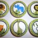 Handmade Noahs Ark Animals Dresser Drawer Knobs - set of 6