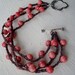 Pink Berry Crochet Bracelet