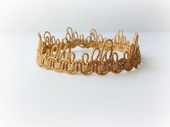 newborn photography prop-newborn gold lace halo prince princess crown-baby shower gift-infant photo prop
