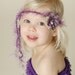 newborn photography prop- luxury light purple crocheted halo headband flower, baby shower, baby photo prop,toddler photodraphy,wedding,party