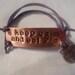 Supernatural Inspired Handstamped Bracelet 'keep calm and eat pie'.