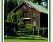 Barn, Art, Photograph, rural, Finger Lakes Note Card 5 x 7