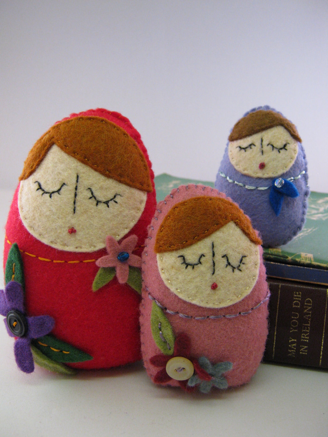 Large Felt Russian Matryoshka Doll
