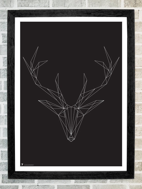 Deer Head Print