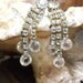 RESERVED For Stephanie - 1950's Rhinestone Earrings