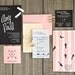 Chalkboard Calligraphy Wedding Invitation