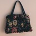Vintage carpet bag handbag purse Tapestry needlepoint SALE