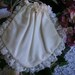 Vintage Bridal Pouch Purse drawstring victorian silk & lace Bride bag
