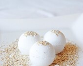 Oatmeal Milk and Honey Bath Bombs