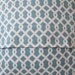 18 inch throw pillow cover, Tiffany's blue, aqua, light teal, color. Loopy pattern, modern print. For indoor use.