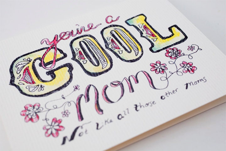 multi-pack cards: sympathy, the bomb, happy birthday, thanks, cool mom