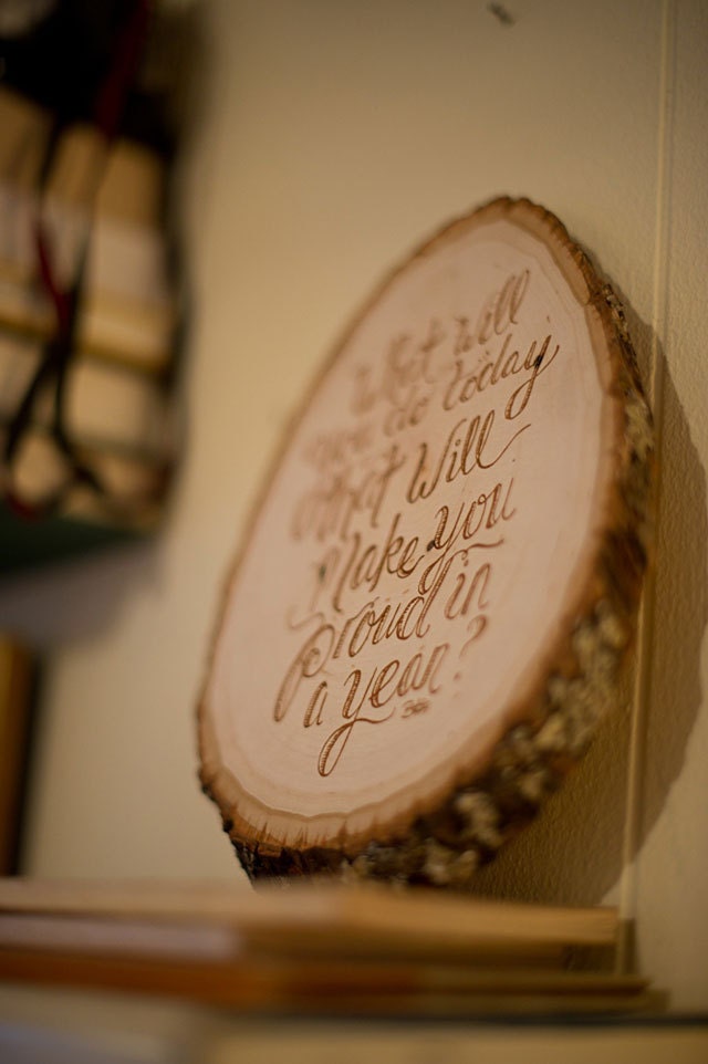 MINI woodburn / daily reminder / quote / illustration