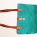 OTTOBAGS Green Waxed Canvas Tote - Leather Double Strap Shoulder bag / Tote Bag / Diaper Bag