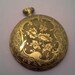 ladies pocket watch bezel pocket watch parts gold tone steampunk supplies watch body J131
