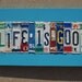 License Plate Sign:  MAN CAVE