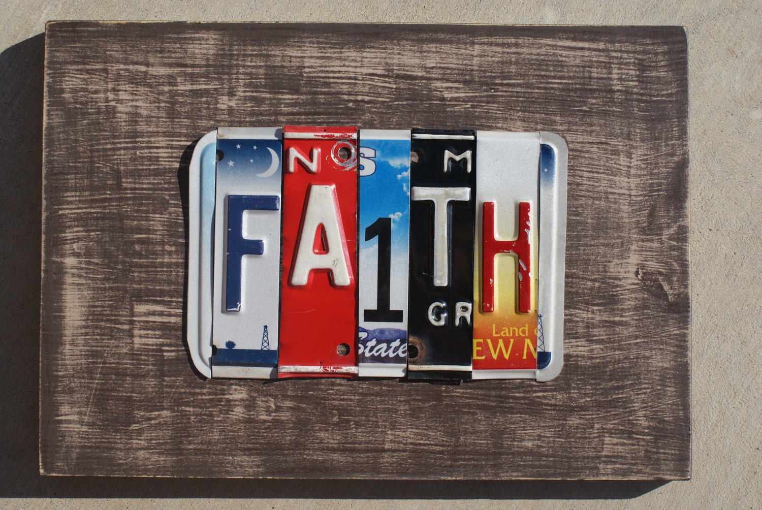 TEXAS License Plate Mailbox