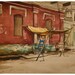 India Original Watercolor 10x14 FREE SHIPPING