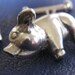Vintage Simon Carter silver pig cufflinks