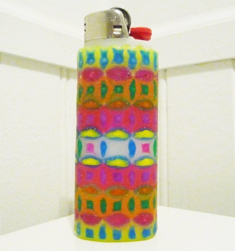 Complex Perler Bead LIGHTER CASE by LighterCases on Etsy