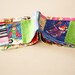 Fabric book patchwork - Little wizard OOAK Soft book gift for baby, newborn, baby shower and little boys. Handmade book by Funkybunts