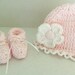 Baby Hat and Booties Set